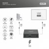 Digitus Wzmacniacz sygnału (Repeater) HDMI do 10m 8K/60Hz, do 13m 4K/60Hz HDCP 2.3